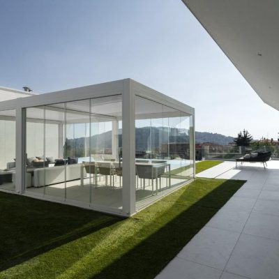 pergola in alluminio