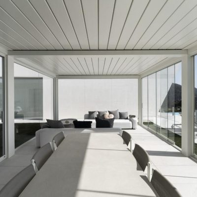 pergola in alluminio