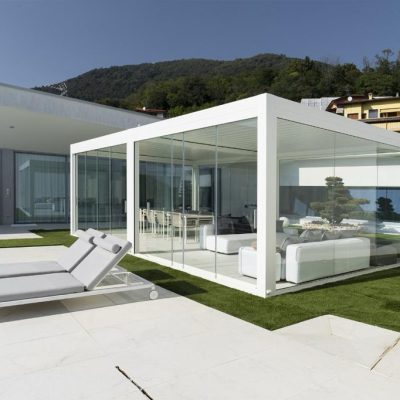pergola in alluminio