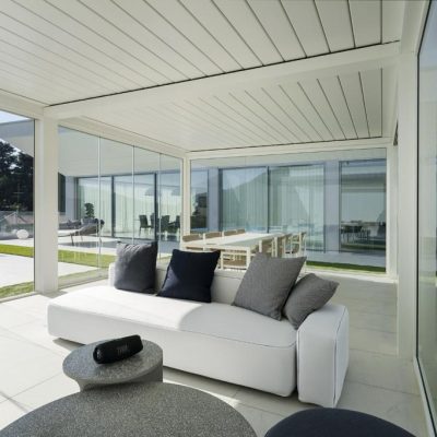 pergola in alluminio