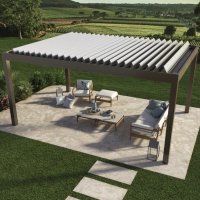 pergola in alluminio